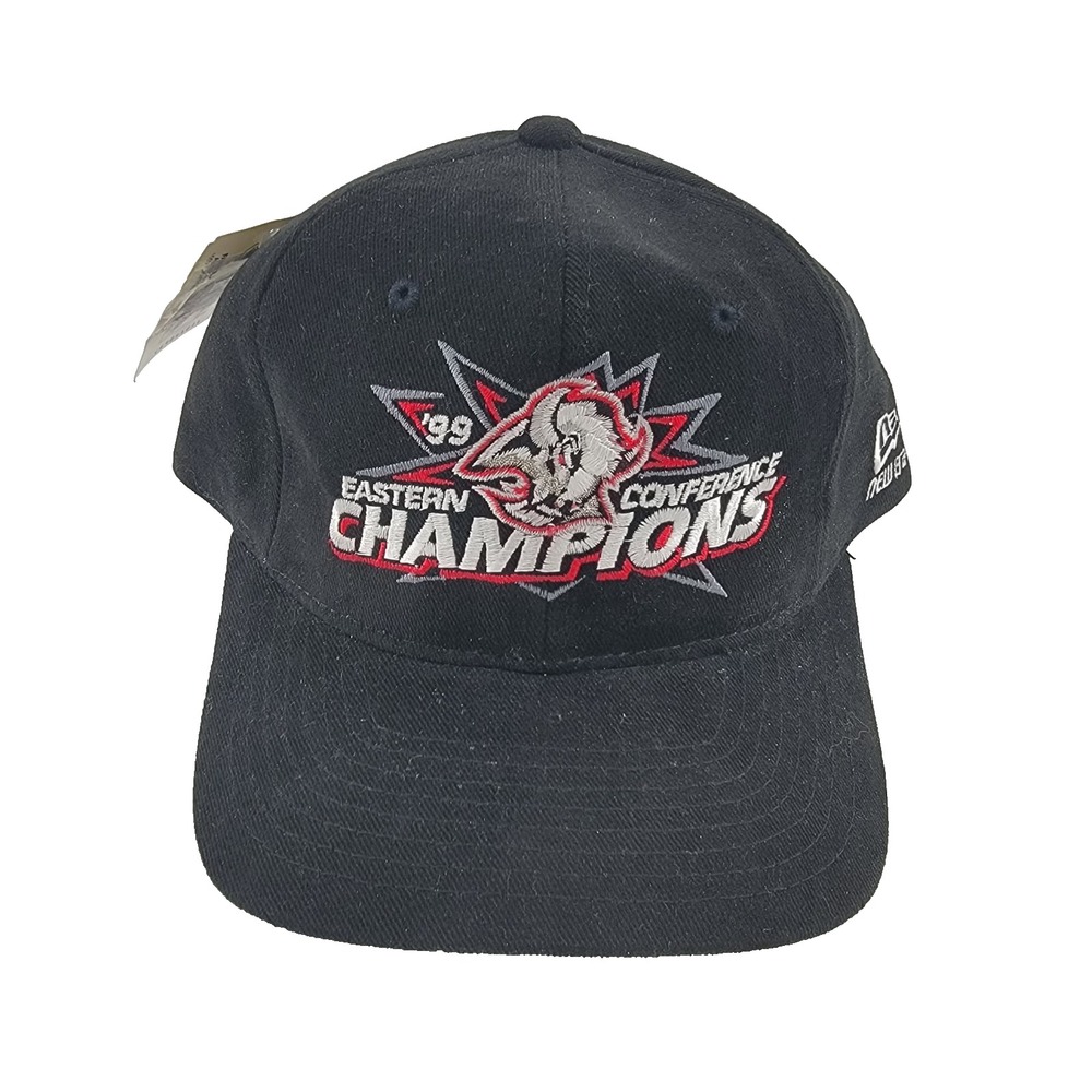 Vintage Buffalo Sabres Snapback Hat New Era 1999 Eastern Conference Champs NHL